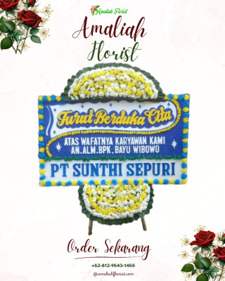 Papan Bunga Duka di Kosambi