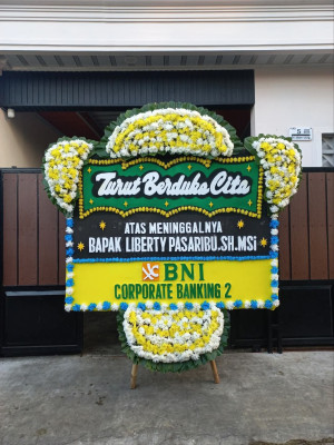 Papan Bunga Duka di Kosambi